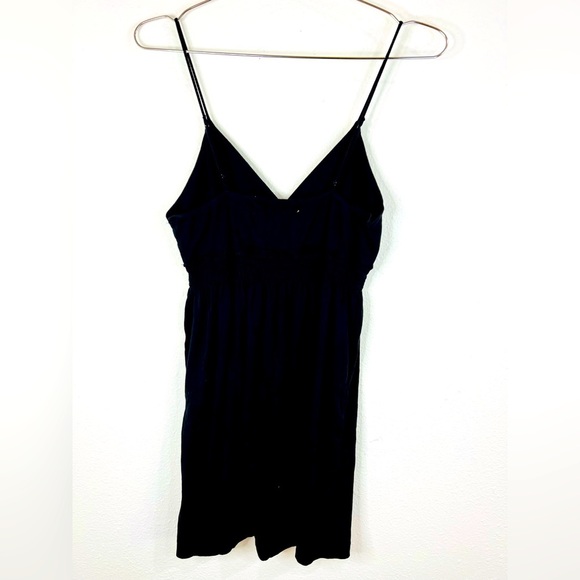 Forever Twenty One Black Mini Dress Medium 31” Length Stretchy Chic Design - Picture 7 of 9